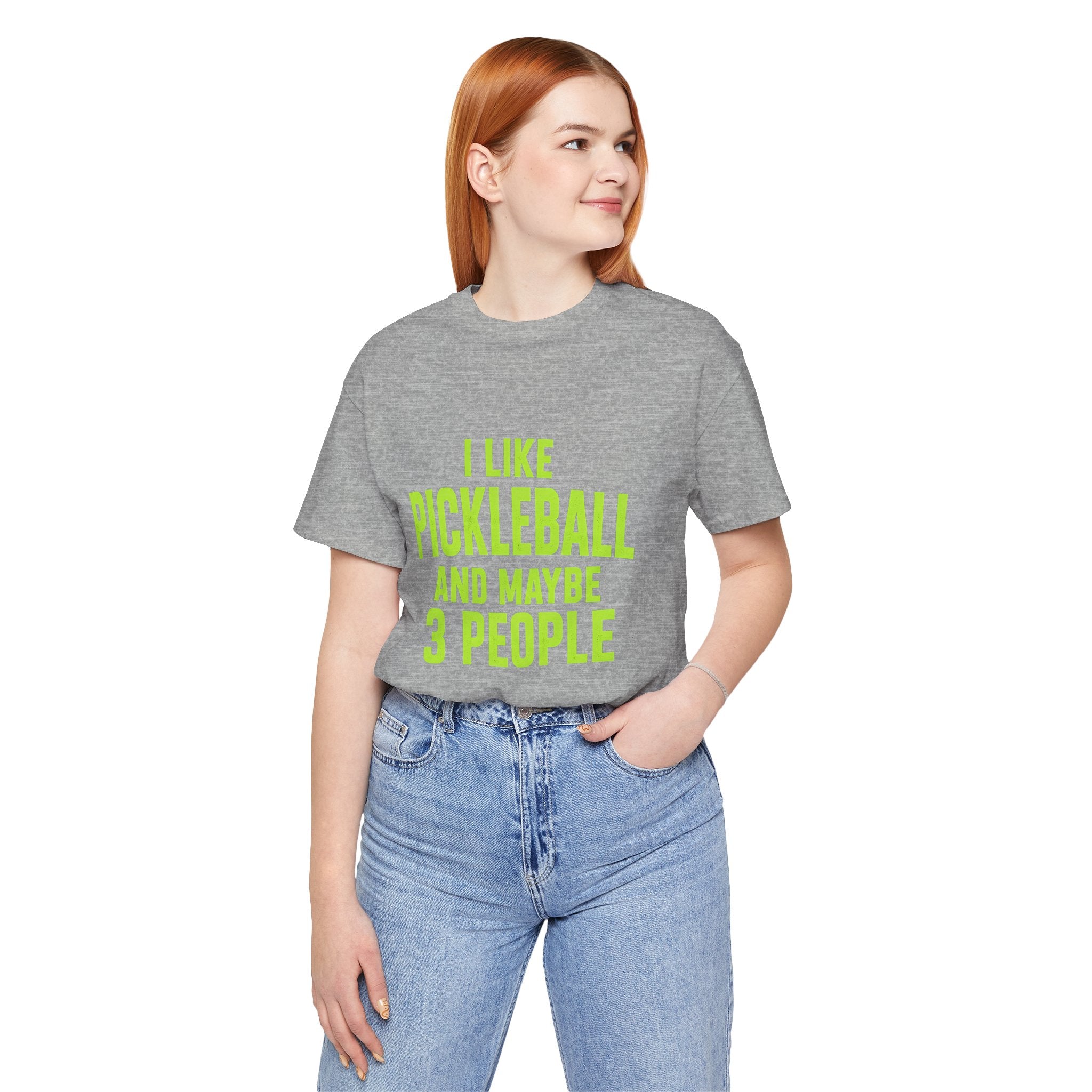 Pickleball T‑Shirt — "I Like Pickleball And Maybe 3 People" Funny Tee