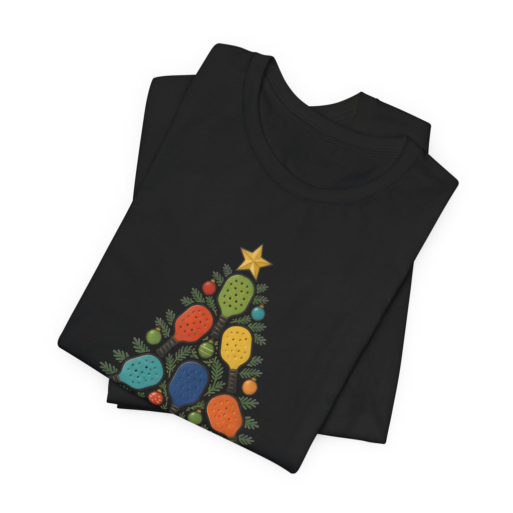 Christmas Tree String Lights T‑Shirt — Retro Holiday Bulb Tee