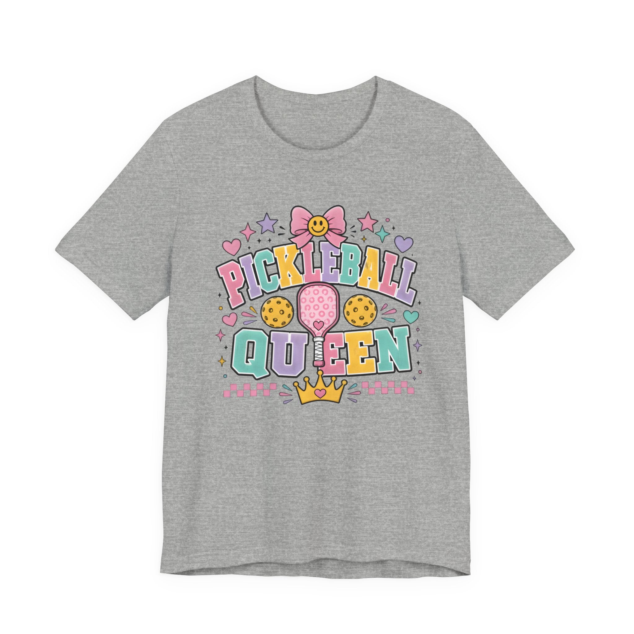 Pickleball Queen Tee — Cute Pastel Pickleball Shirt for Women & Girls
