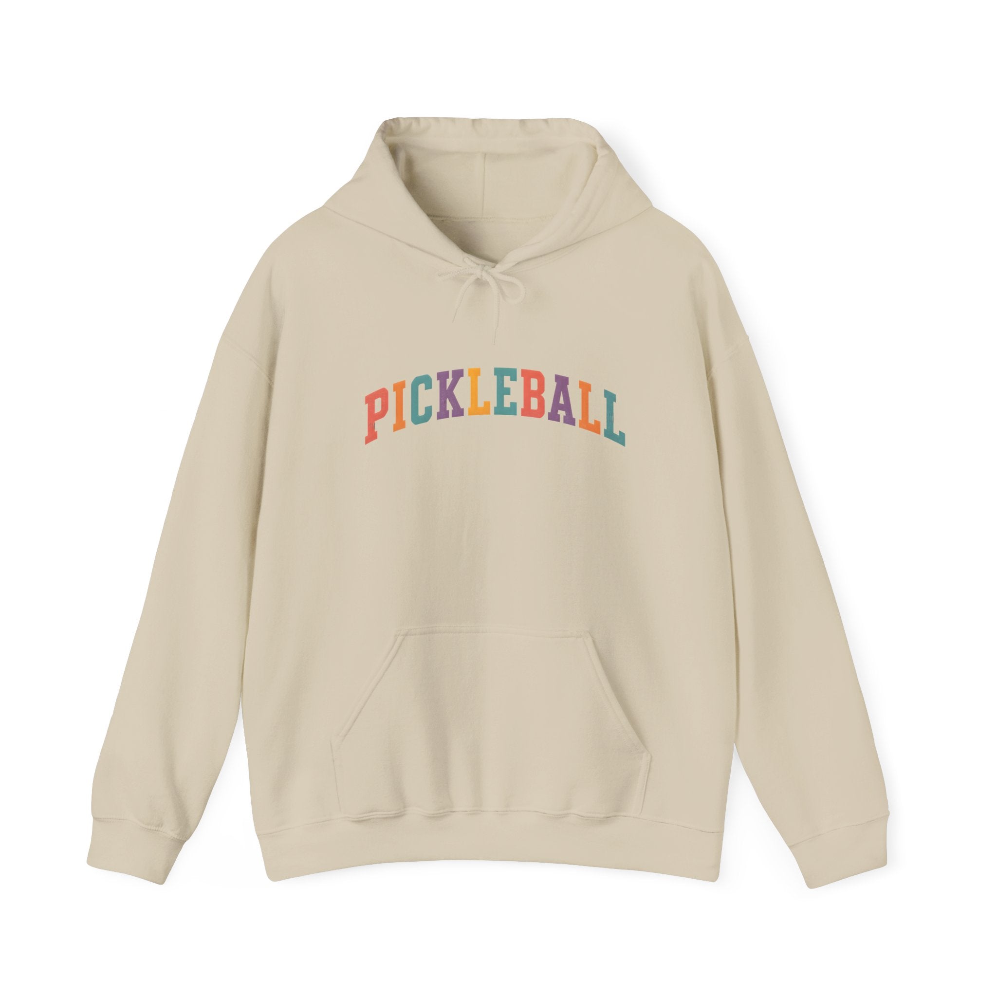 Pickleball Rainbow Hoodie — Colorful Pickleball Pullover for Players & Fans