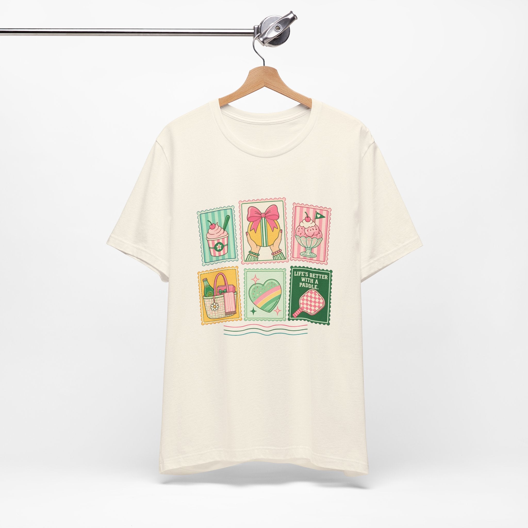 Summer Picnic Graphic Tee — 'Life's Better with a Picnic' Vintage Stamp Design