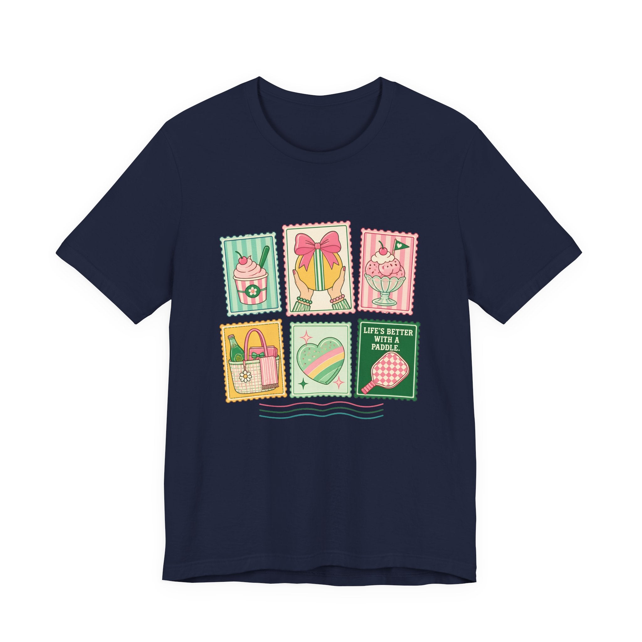 Summer Picnic Graphic Tee — 'Life's Better with a Picnic' Vintage Stamp Design