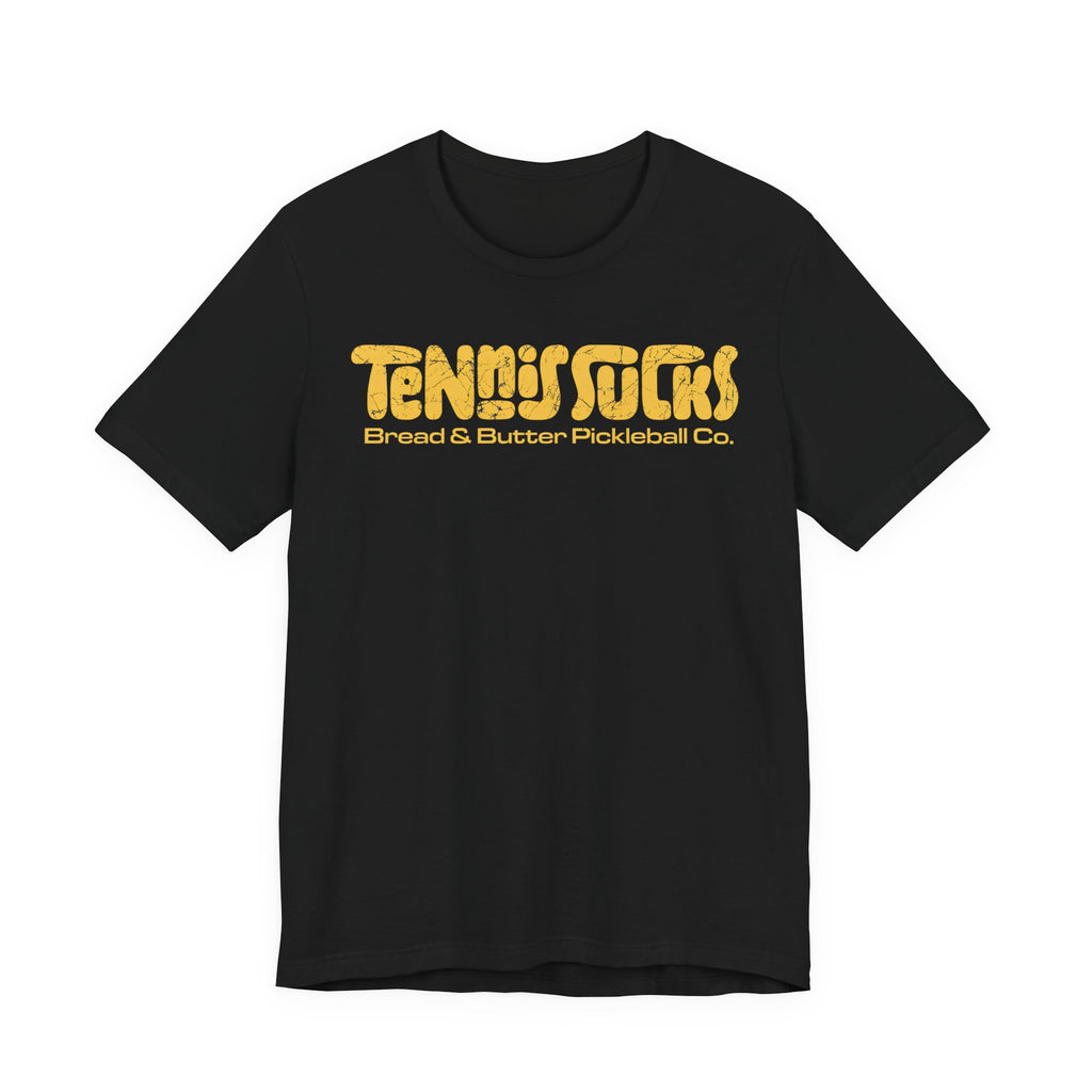 T-Shirt "Tennis Sucks" Vintage Retro Graphic Tee — Funny Tennis Player Gift