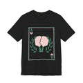 Ace of Hearts Playing Card Tee — Pink Checker Butt Graphic T-Shirt