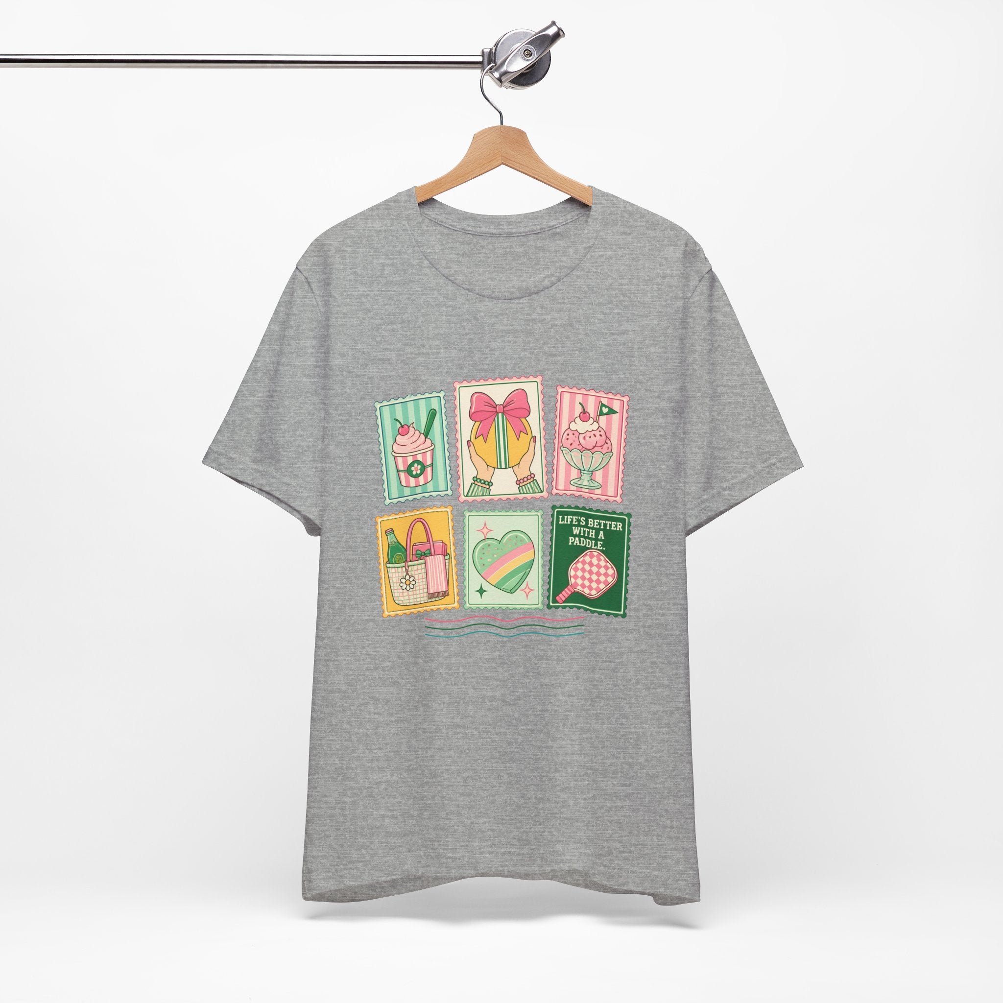 Summer Picnic Graphic Tee — 'Life's Better with a Picnic' Vintage Stamp Design
