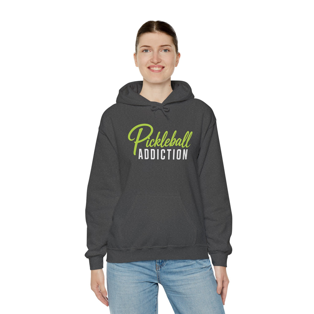 Pickleball Addiction Hoodie - Pickleball Sports Pullover for Players & Fans