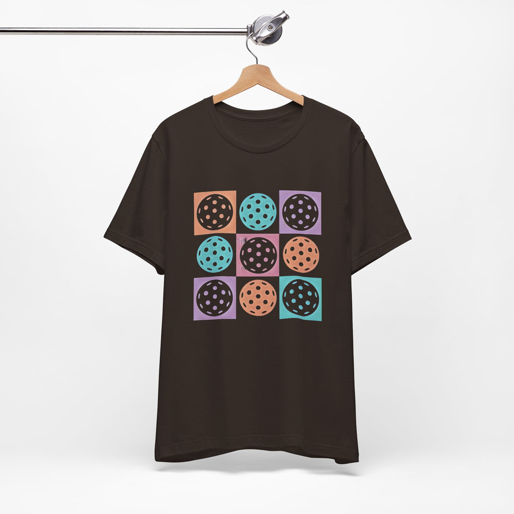 Cookie Pattern T‑Shirt — Colorful Retro Cookie Grid Tee