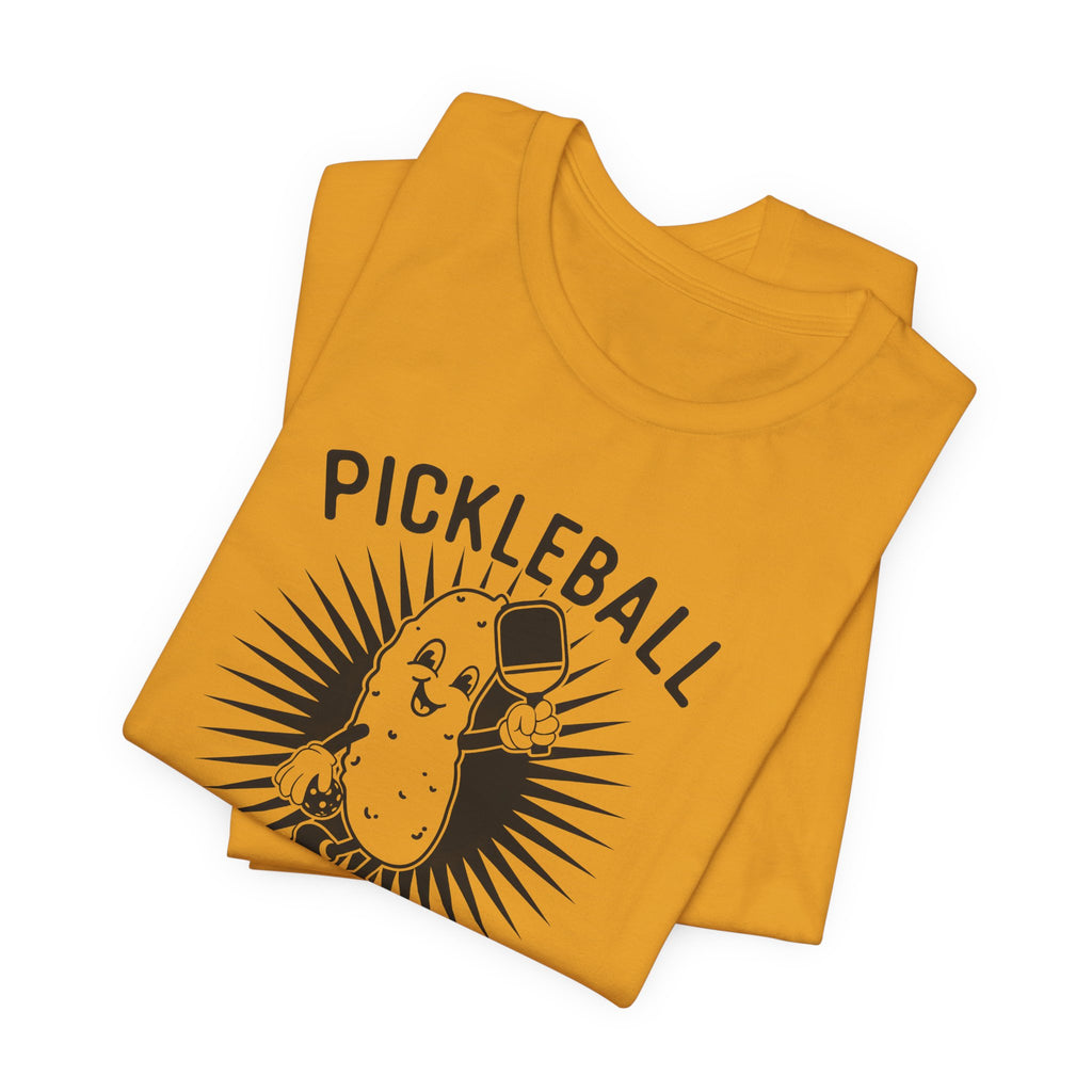 Pickleball Champion Tee — Funny Pickle Graphic Shirt for Players & Fans