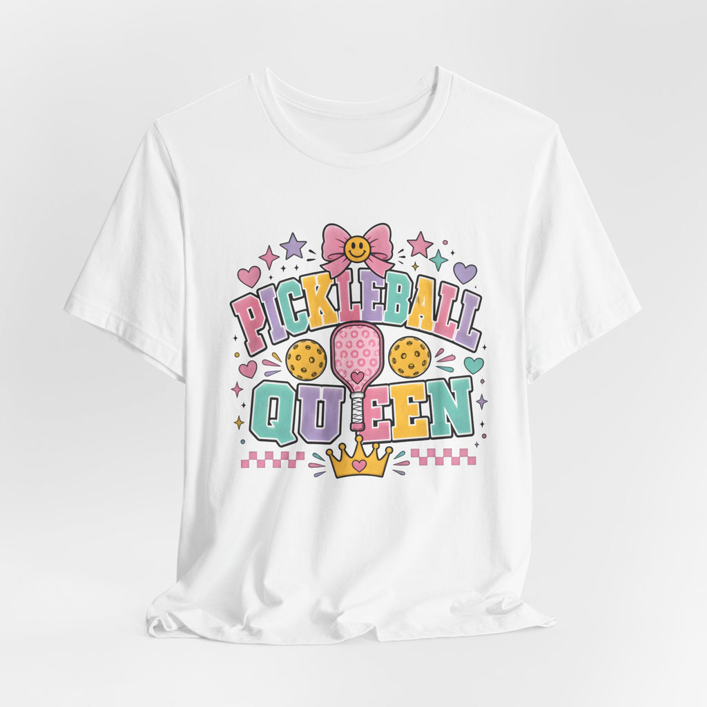 Pickleball Queen Tee — Cute Pastel Pickleball Shirt for Women & Girls