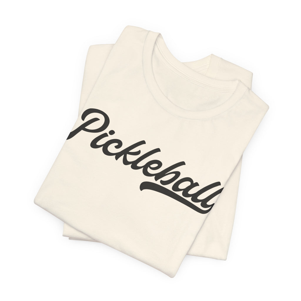 Pickleball Script Tee — Retro Pickleball Shirt for Players & Fans