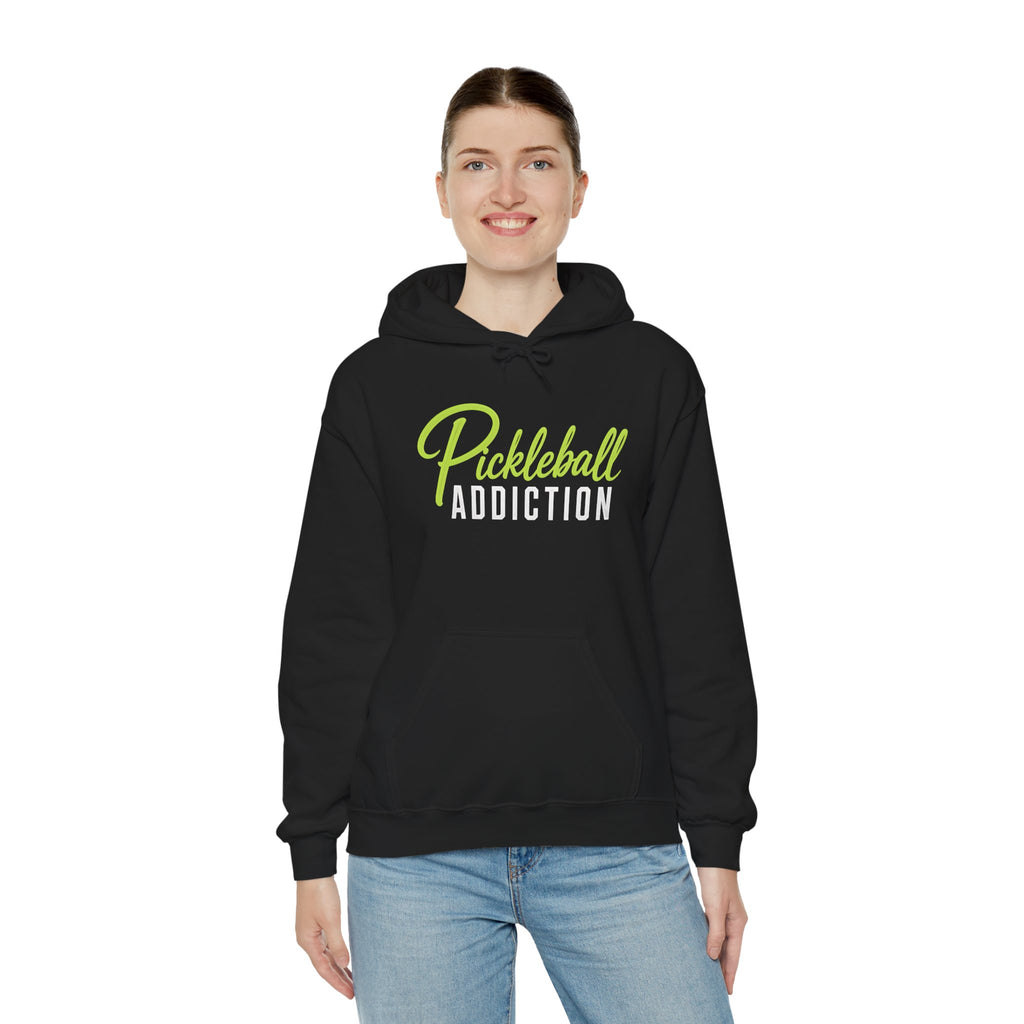 Pickleball Addiction Hoodie - Pickleball Sports Pullover for Players & Fans