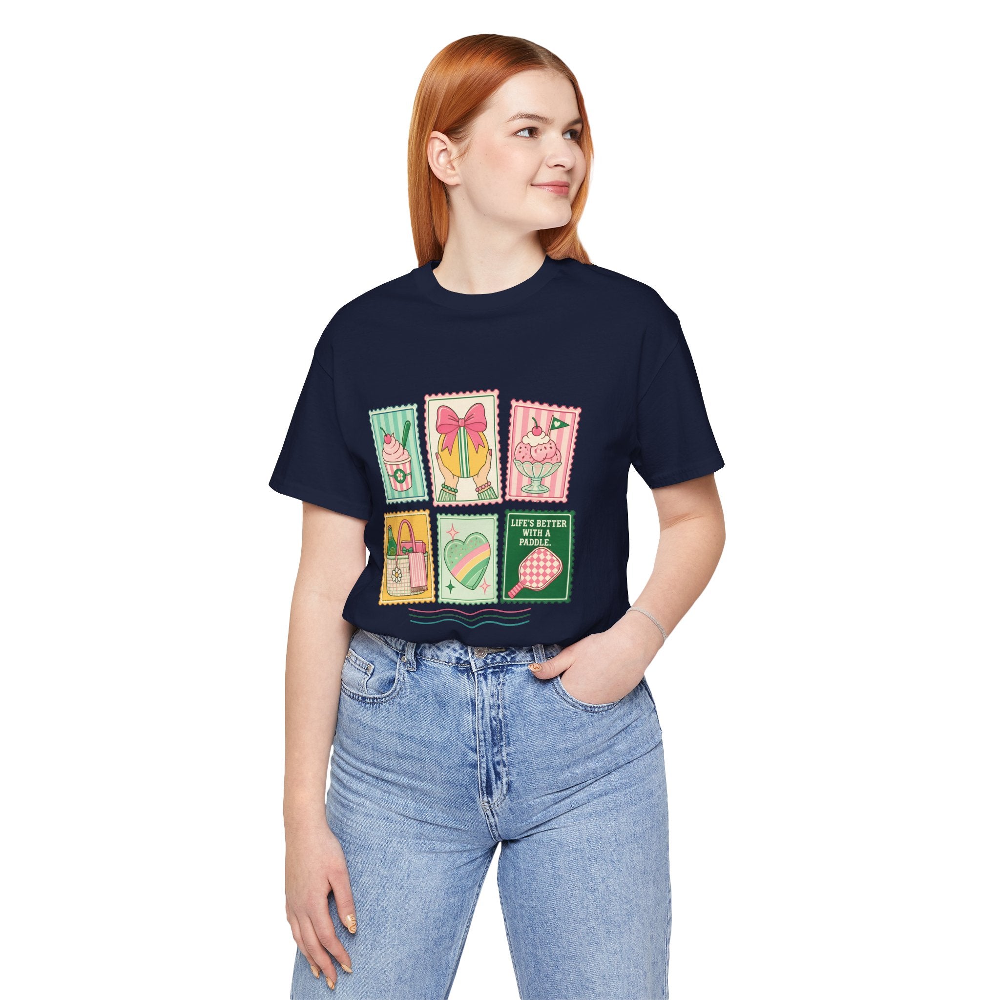 Summer Picnic Graphic Tee — 'Life's Better with a Picnic' Vintage Stamp Design