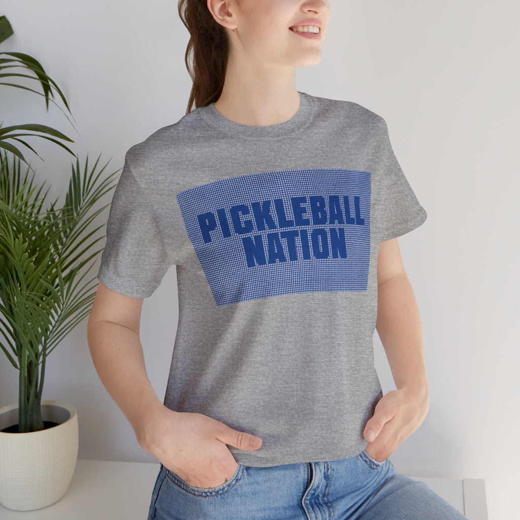 Pickleball Nation T-Shirt — Retro Court Graphic Tee for Players & Fans