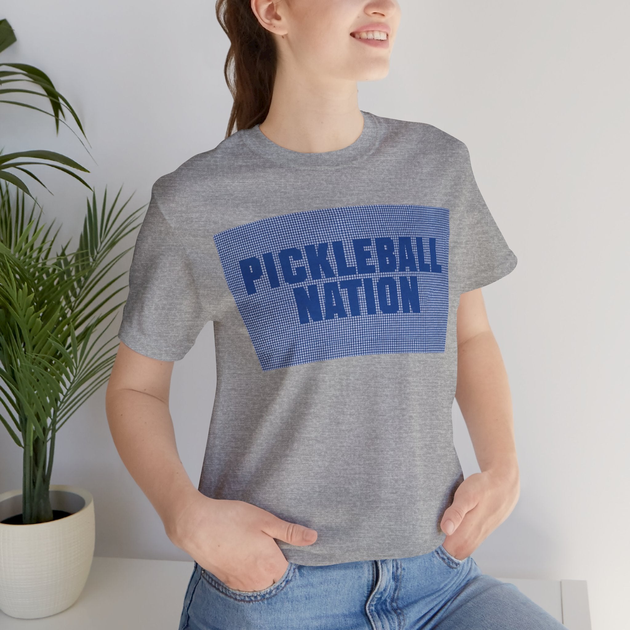 Pickleball Nation T-Shirt — Retro Court Graphic Tee for Players & Fans