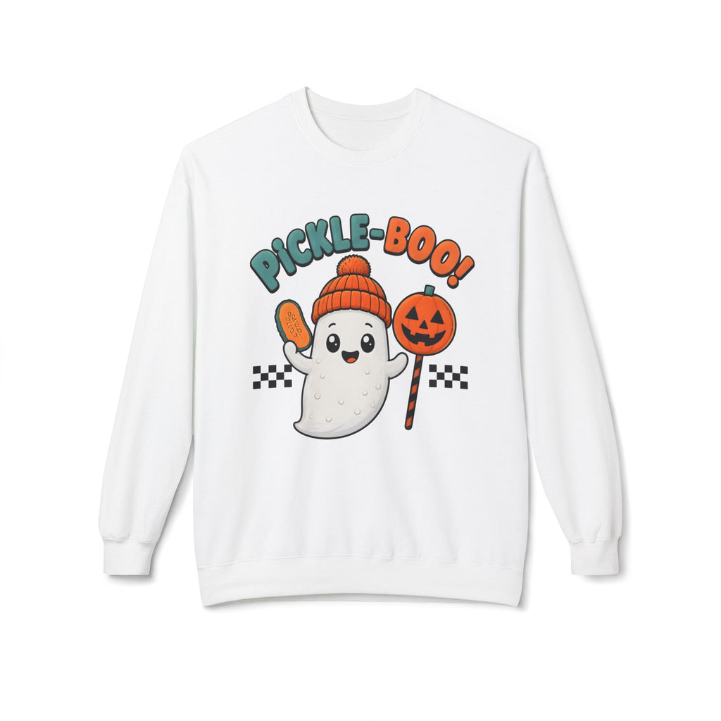 Halloween Pickle-Boo Ghost Sweatshirt