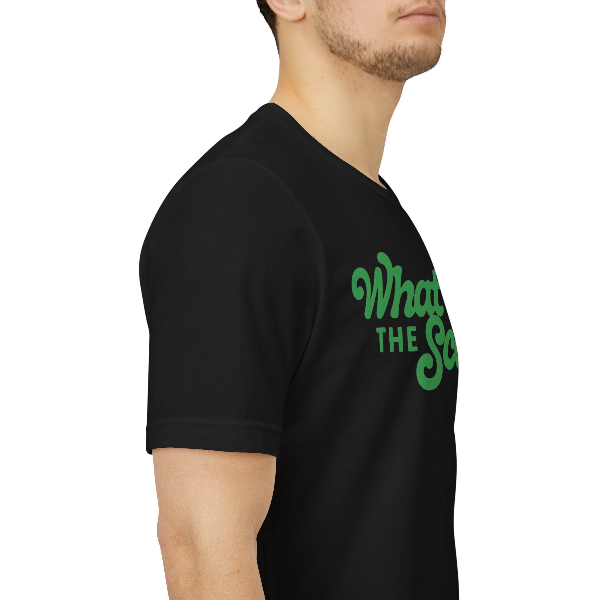 What's The Score? Graphic Tee — Retro Script Sports Fan T-Shirt