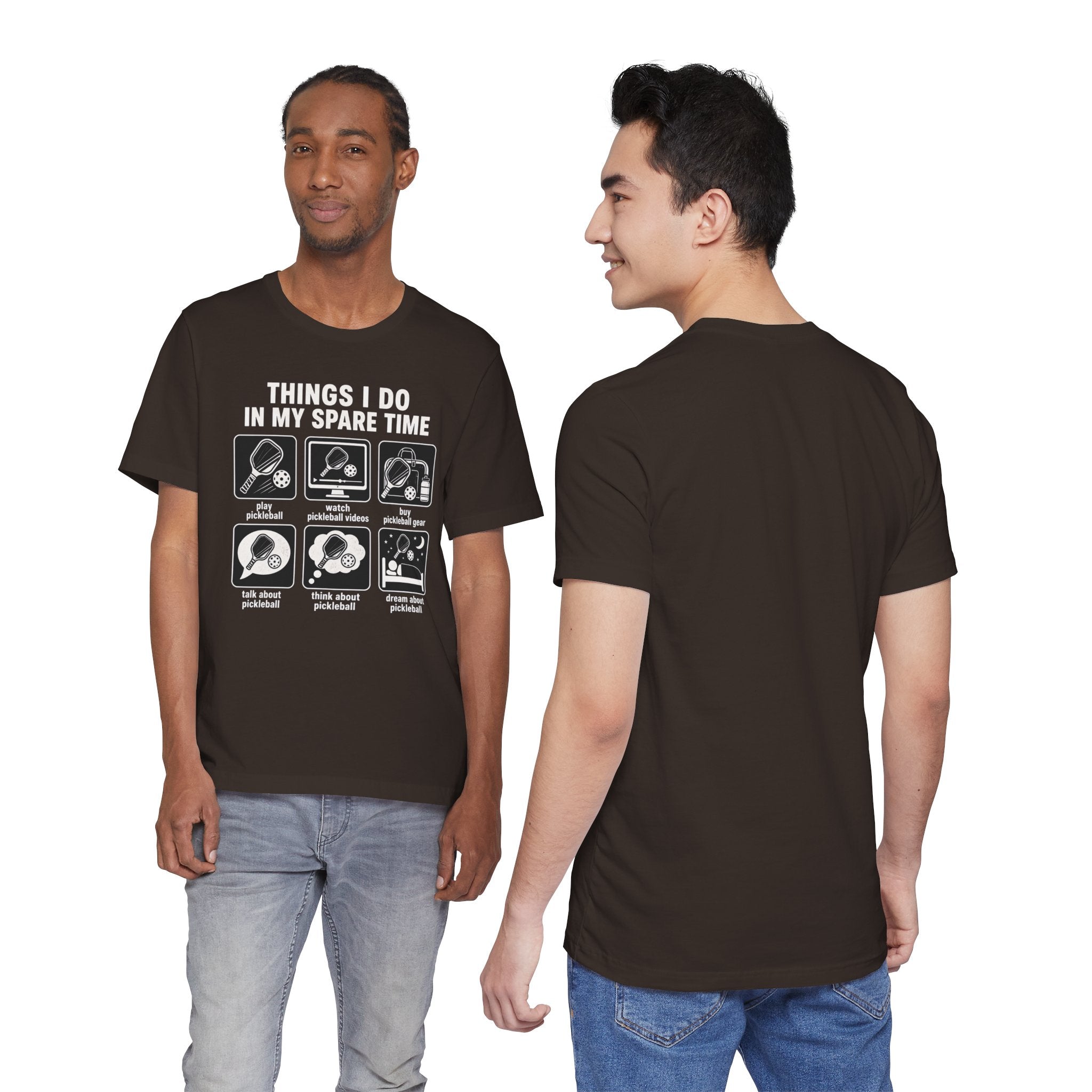 Pickleball Spare Time T-Shirt — "Things I Do In My Spare Time" Graphic Tee