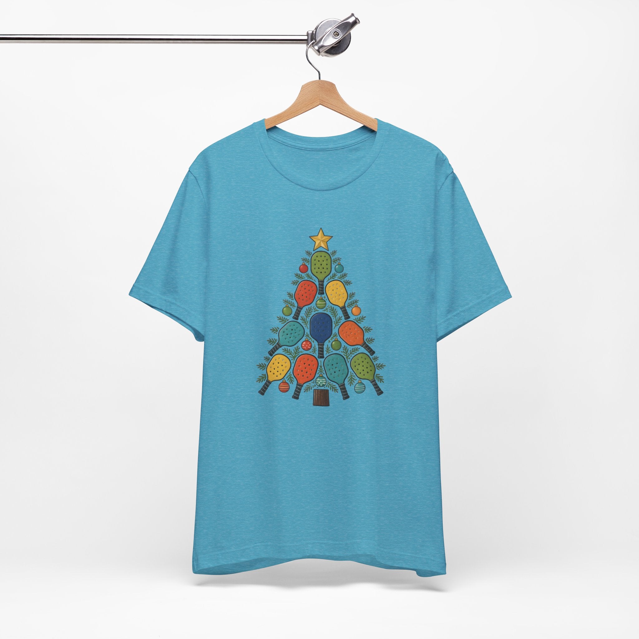 Christmas Tree String Lights T‑Shirt — Retro Holiday Bulb Tee