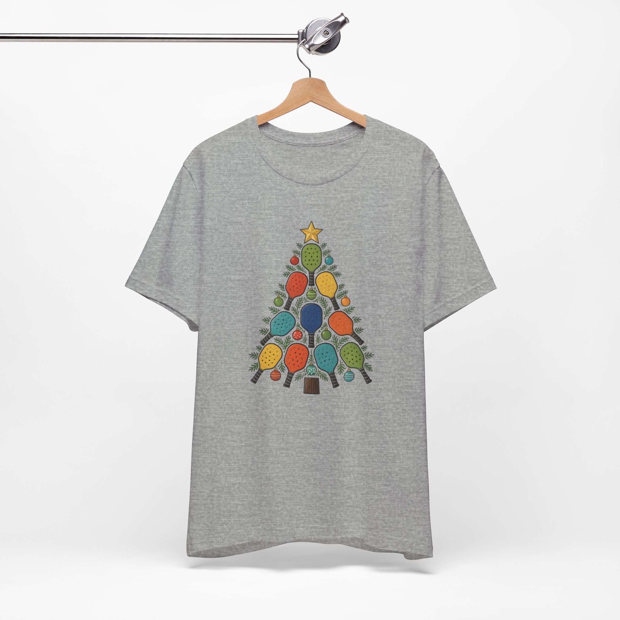 Christmas Tree String Lights T‑Shirt — Retro Holiday Bulb Tee