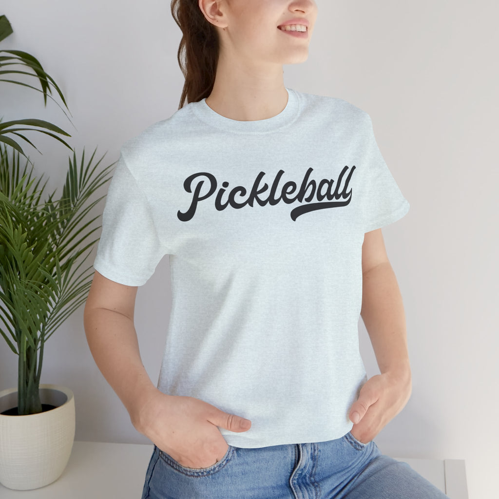 Pickleball Script Tee — Retro Pickleball Shirt for Players & Fans