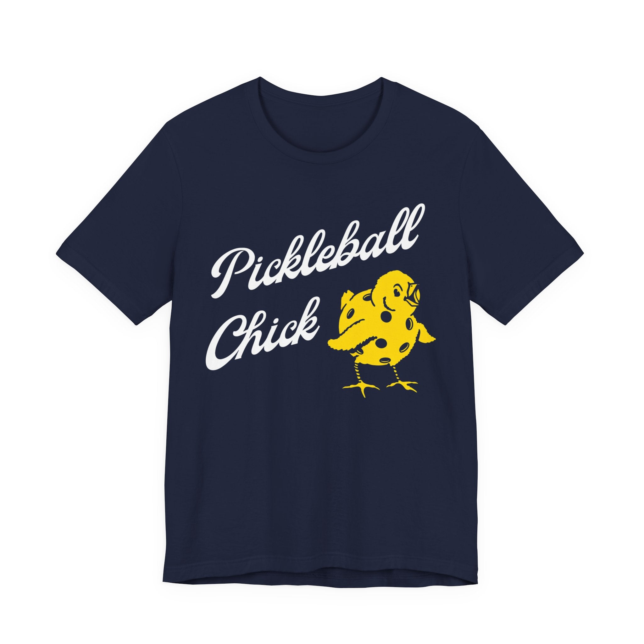 Pickleball Chick T‑Shirt — Cute Yellow Chick Pickleball Tee for Women & Players