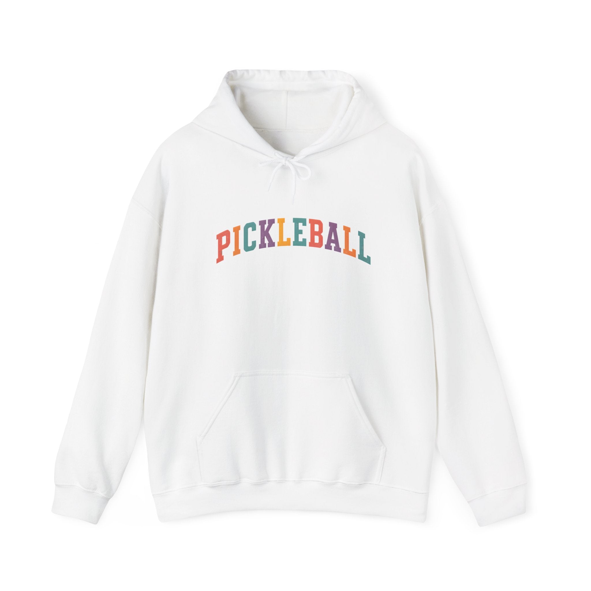 Pickleball Rainbow Hoodie — Colorful Pickleball Pullover for Players & Fans