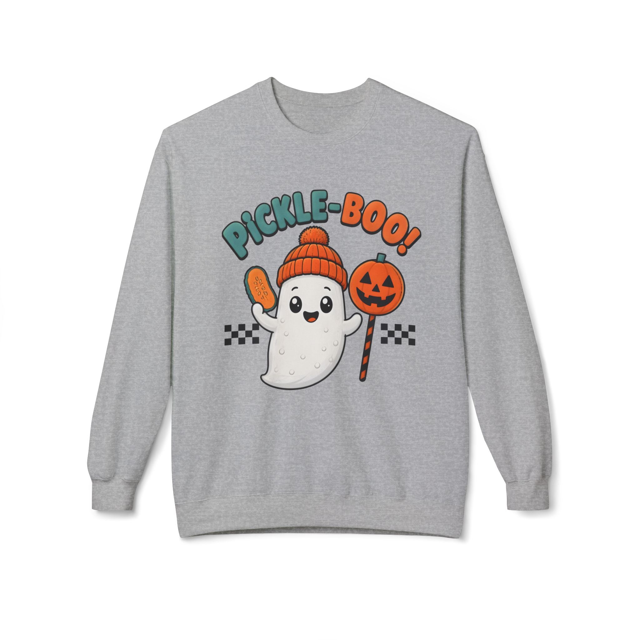 Halloween Pickle-Boo Ghost Sweatshirt