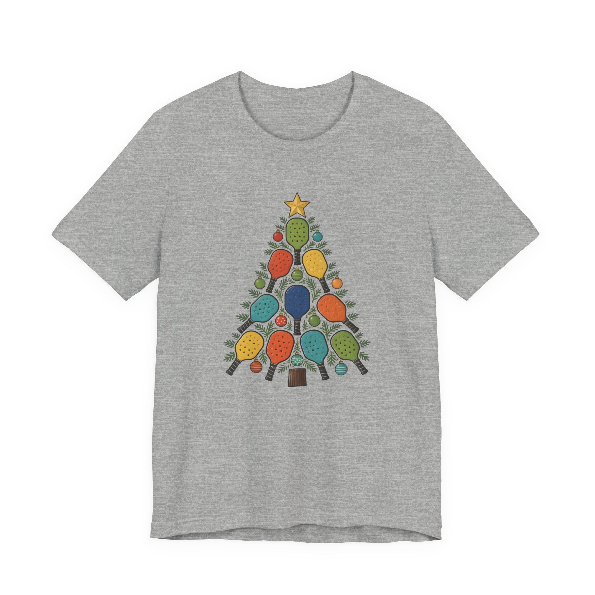Christmas Tree String Lights T‑Shirt — Retro Holiday Bulb Tee