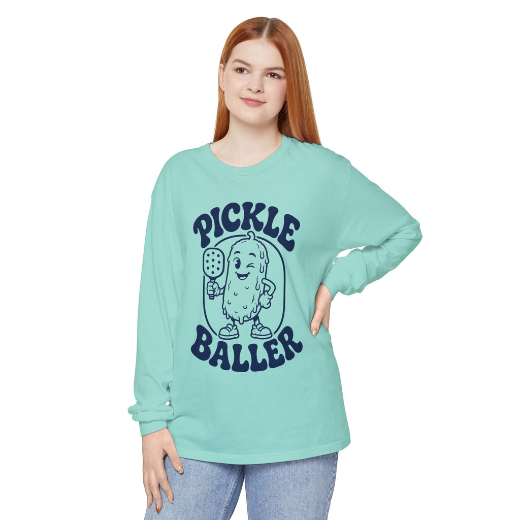 Pickle Baller Long Sleeve Tee
