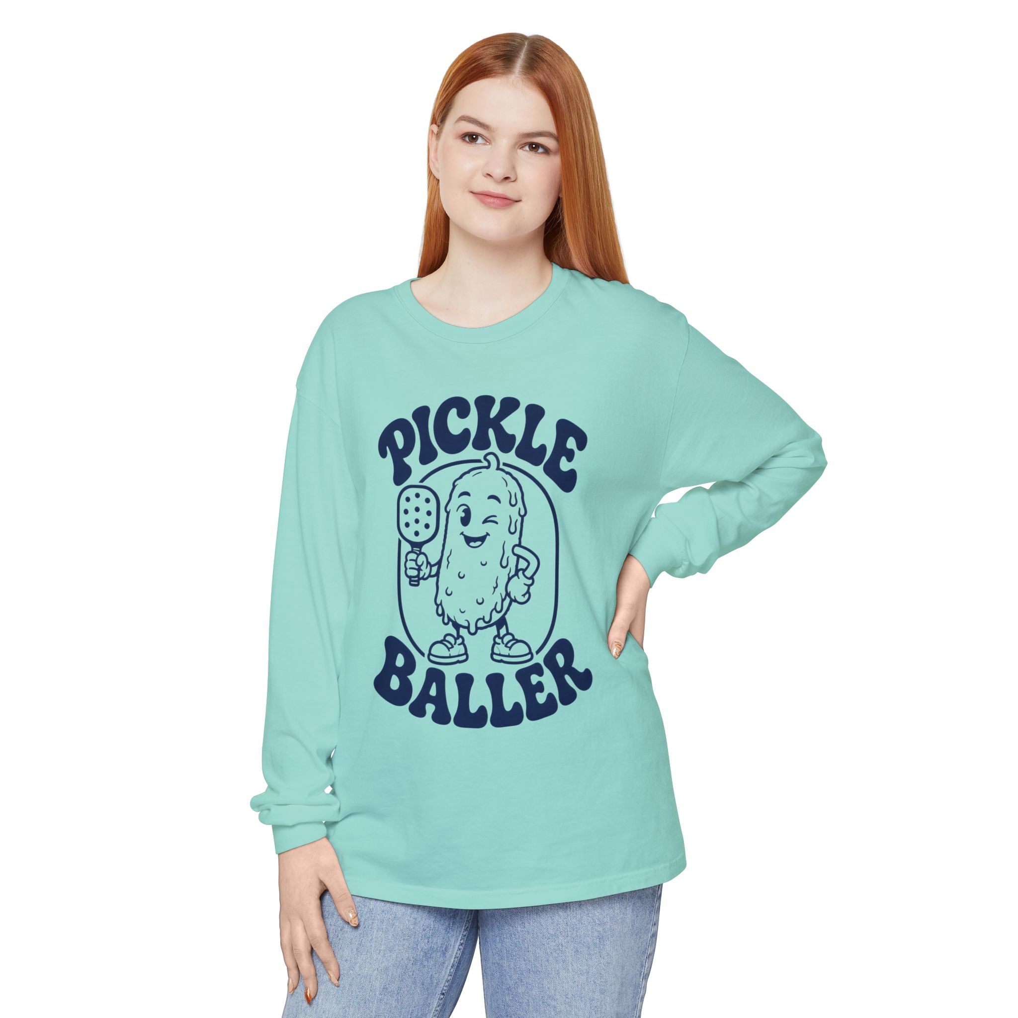 Pickle Baller Long Sleeve Tee