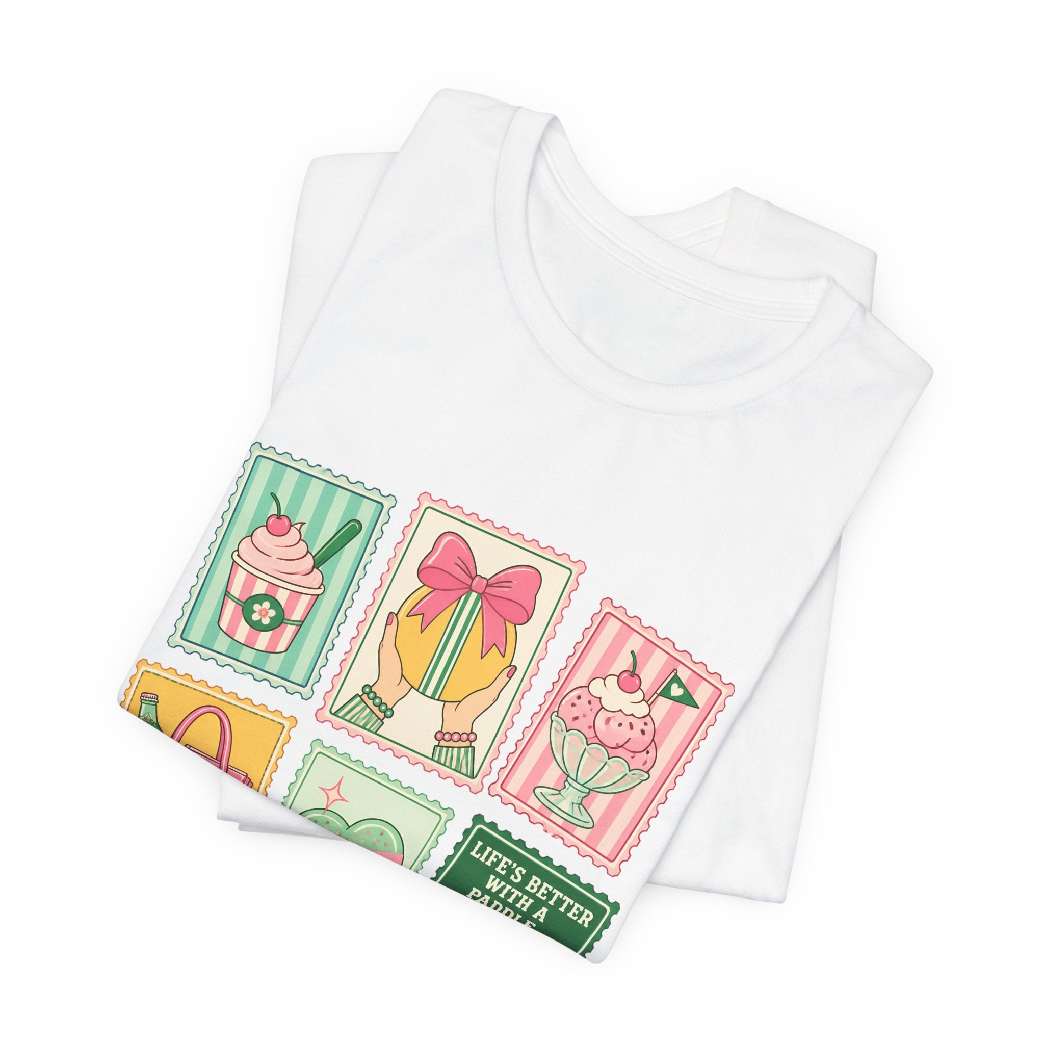 Summer Picnic Graphic Tee — 'Life's Better with a Picnic' Vintage Stamp Design