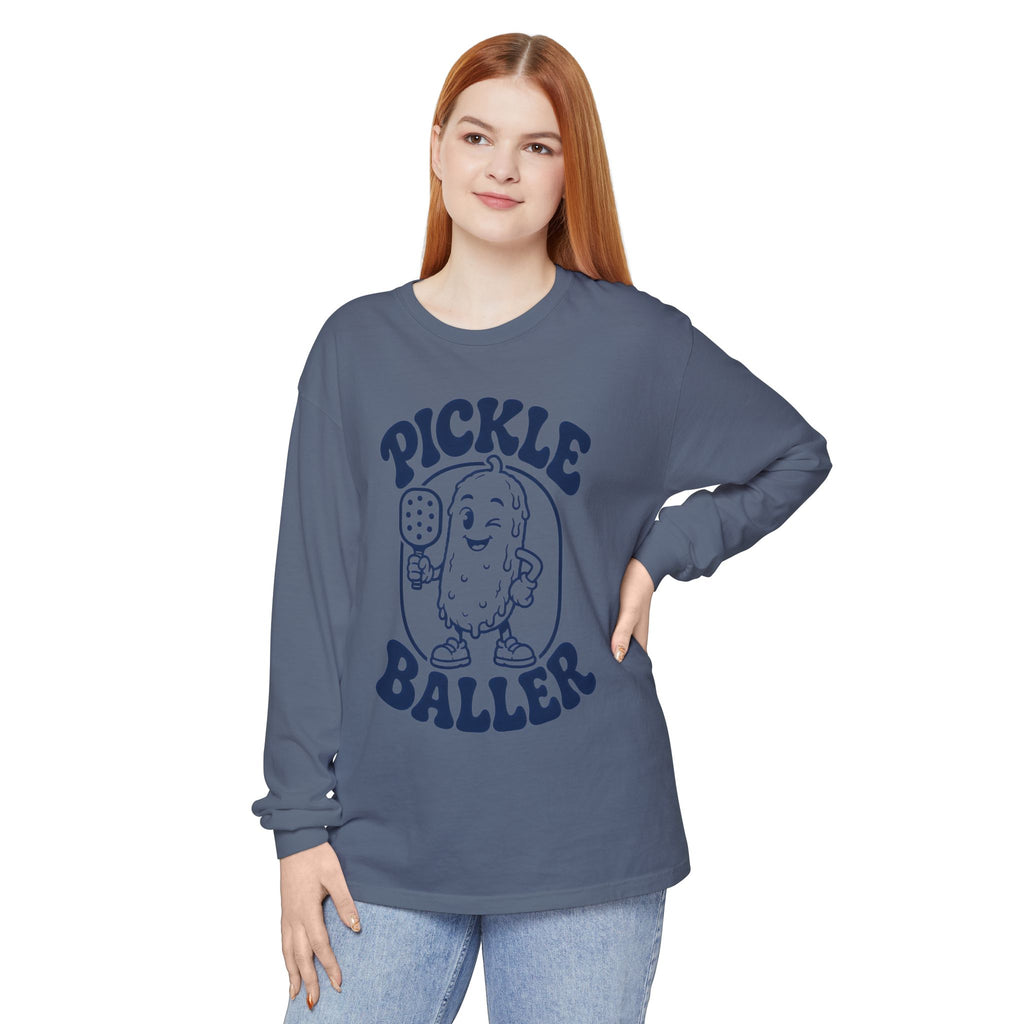 Pickle Baller Long Sleeve Tee