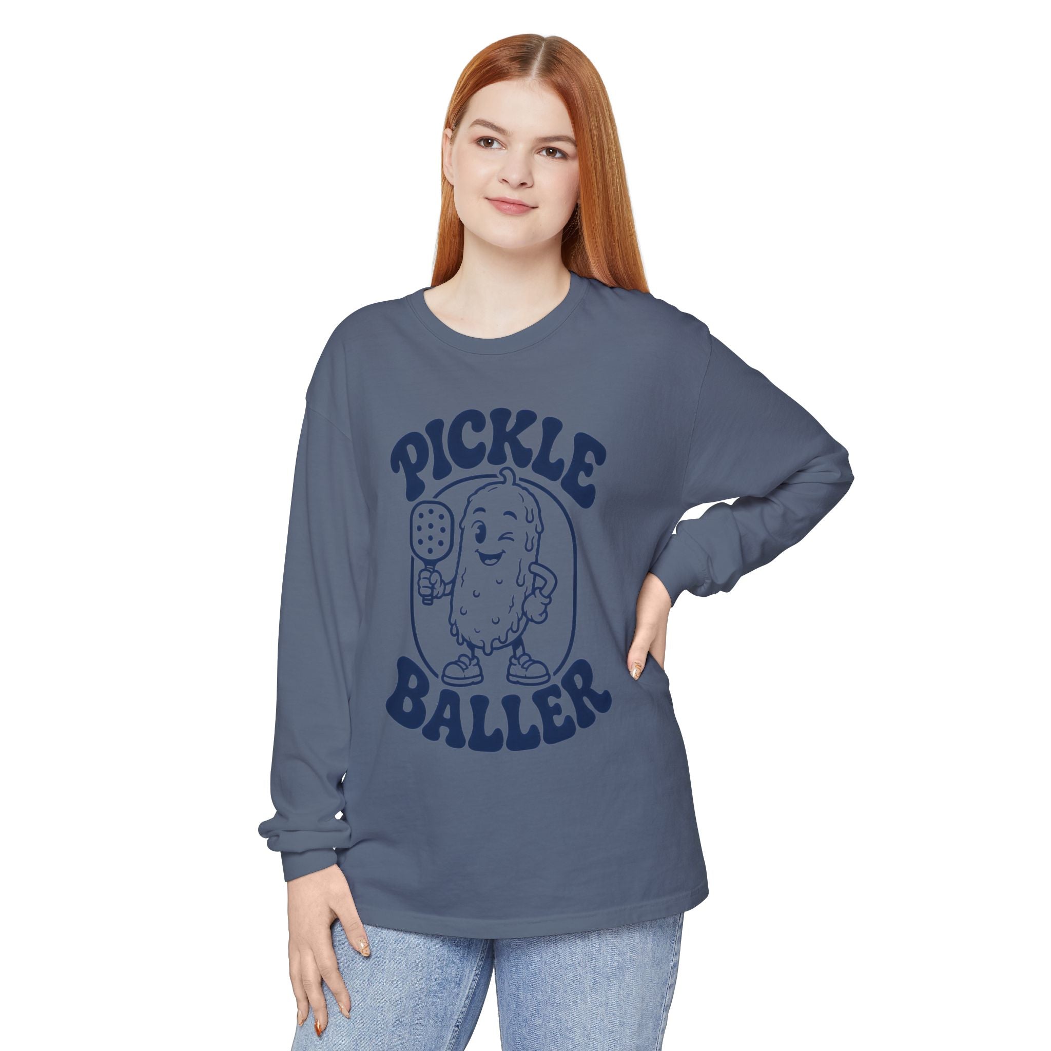 Pickle Baller Long Sleeve Tee