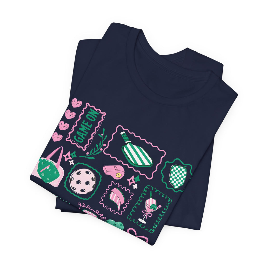Ice Cream & Sweets Graphic Tee — Cute Pastel Dessert Icons