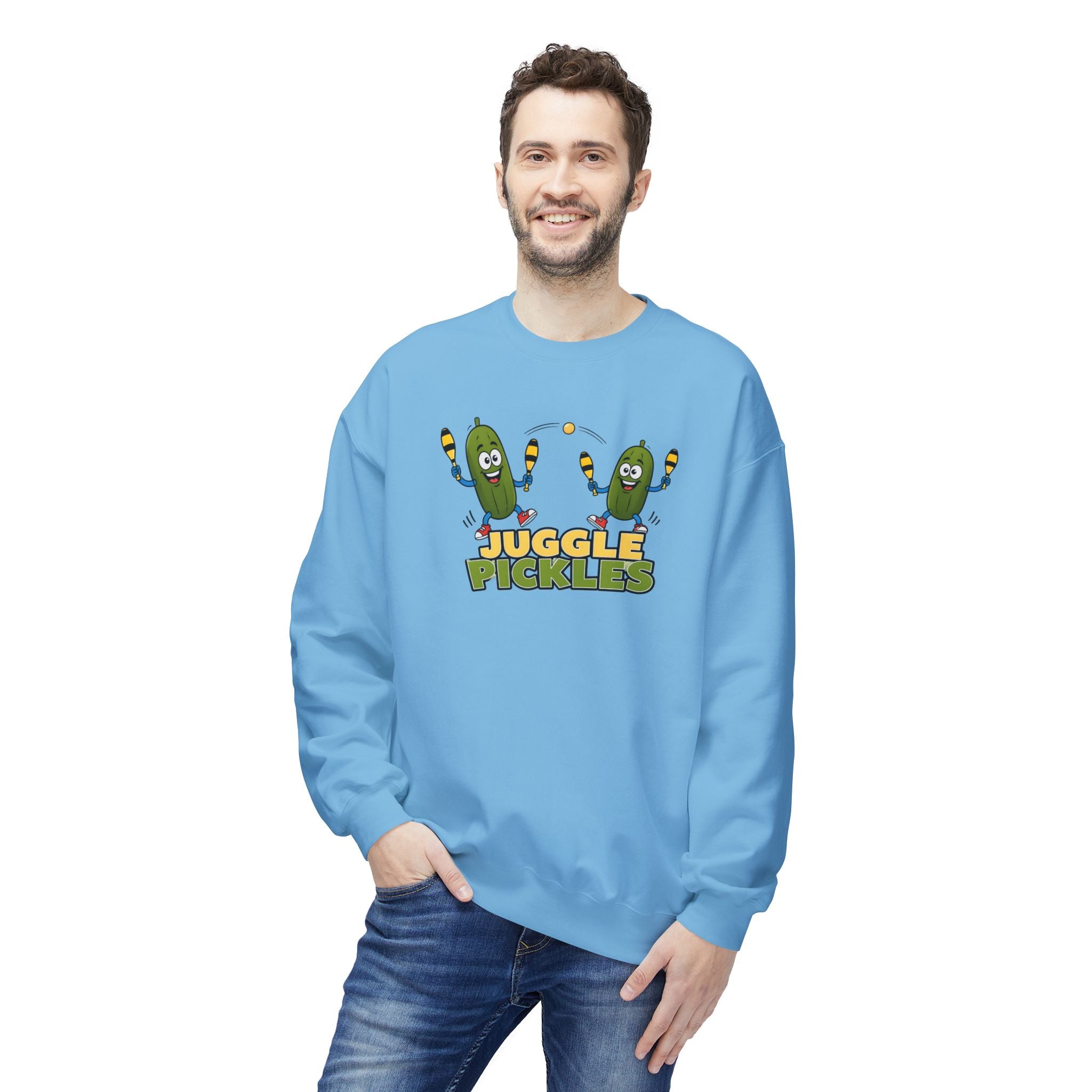 Juggle Pickles Crewneck Sweatshirt