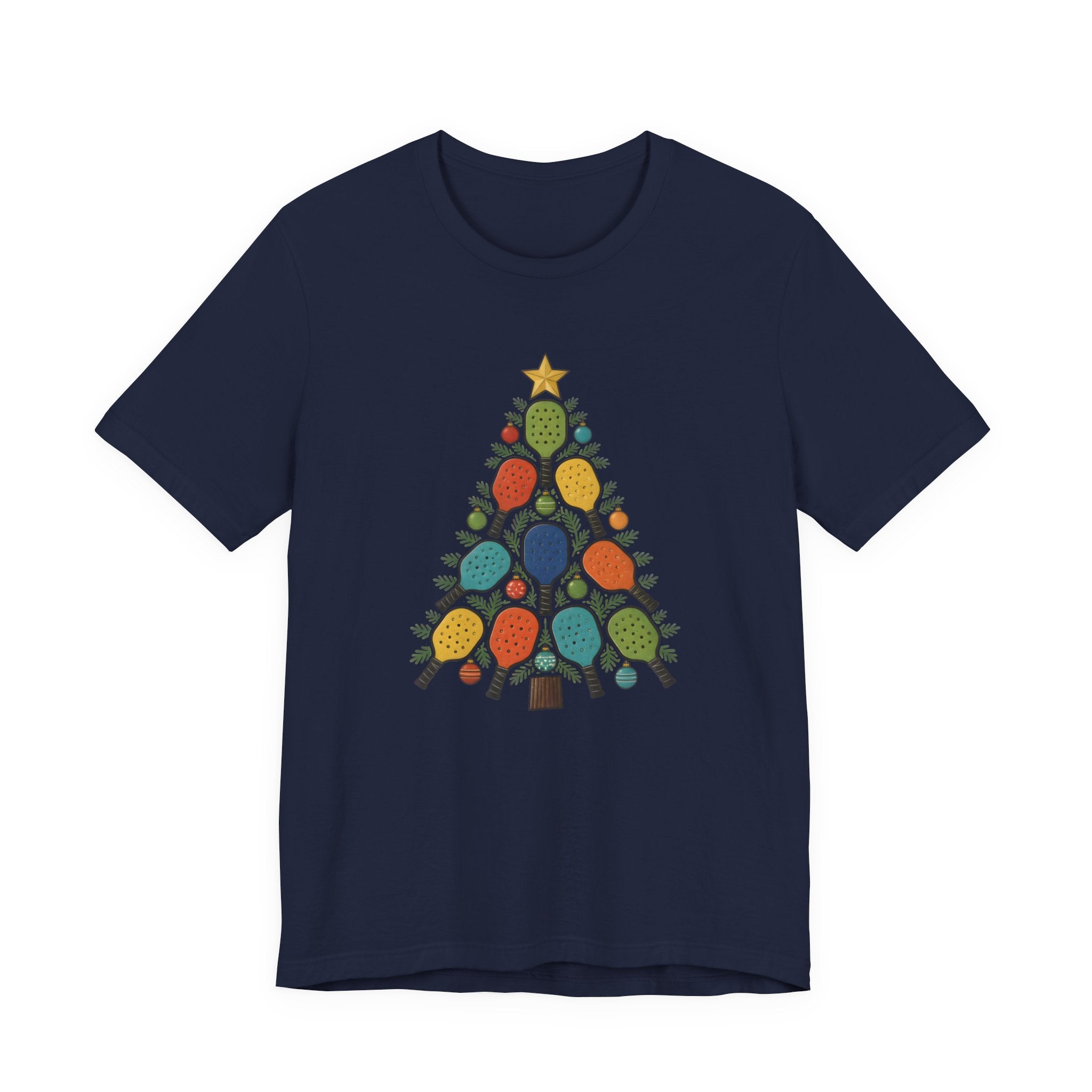 Christmas Tree String Lights T‑Shirt — Retro Holiday Bulb Tee