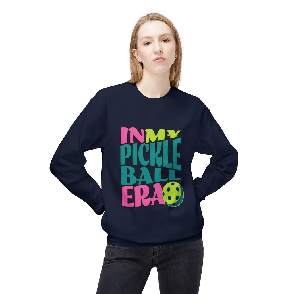 Pickleball Era Crewneck Sweatshirt — "In My Pickleball Era" Colorful Graphic