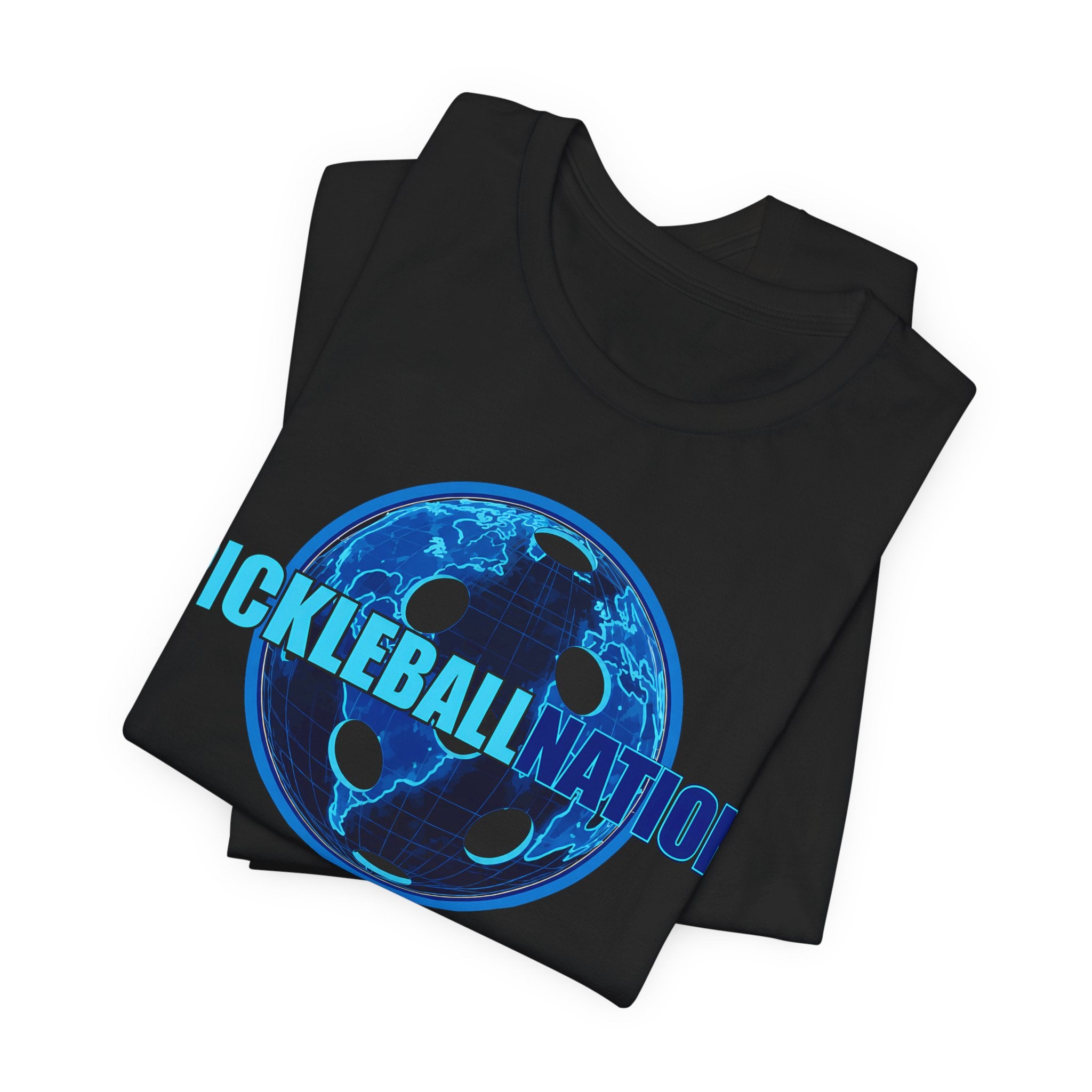 Pickleball Nation Tee — "We Are One" Globe Graphic T-Shirt
