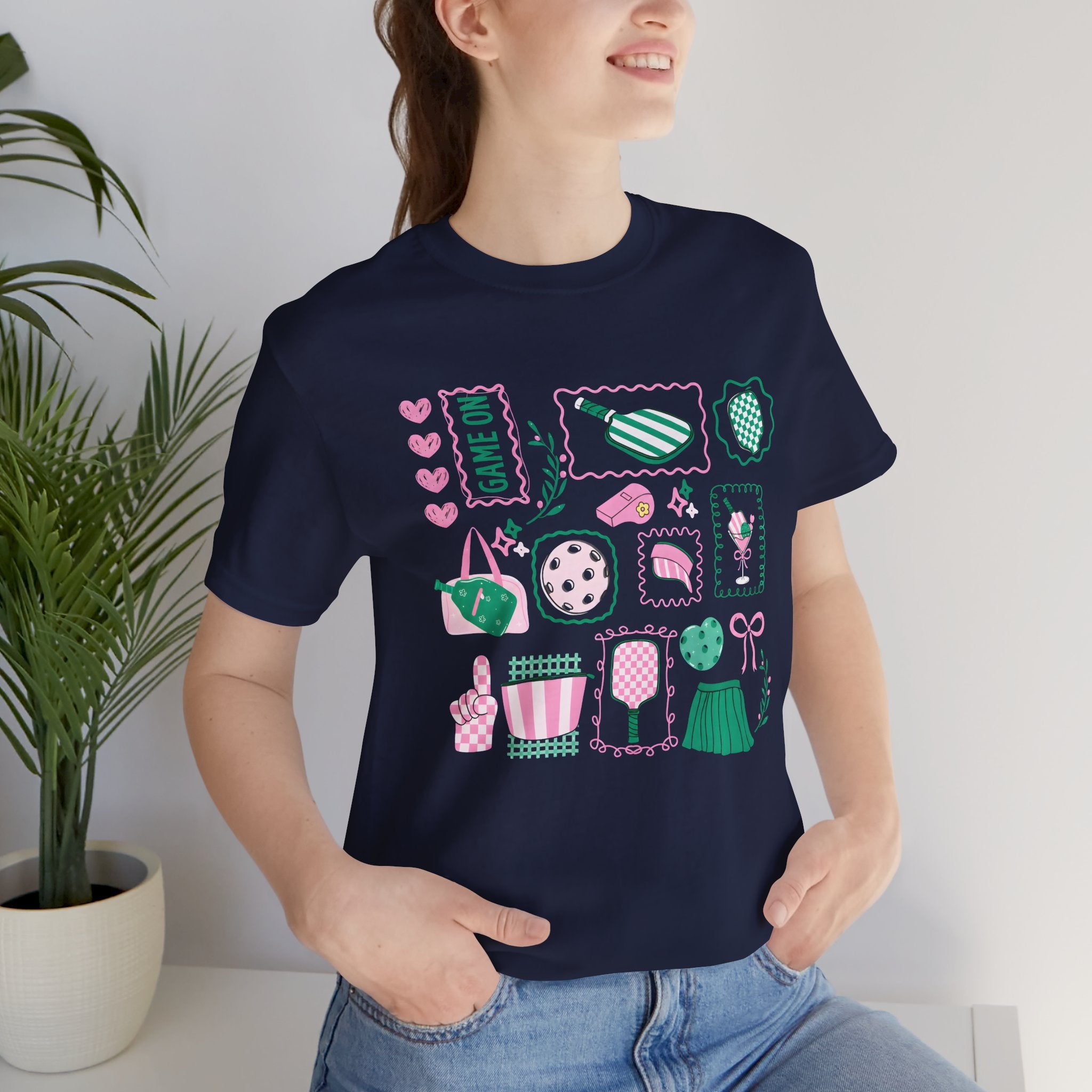 Ice Cream & Sweets Graphic Tee — Cute Pastel Dessert Icons