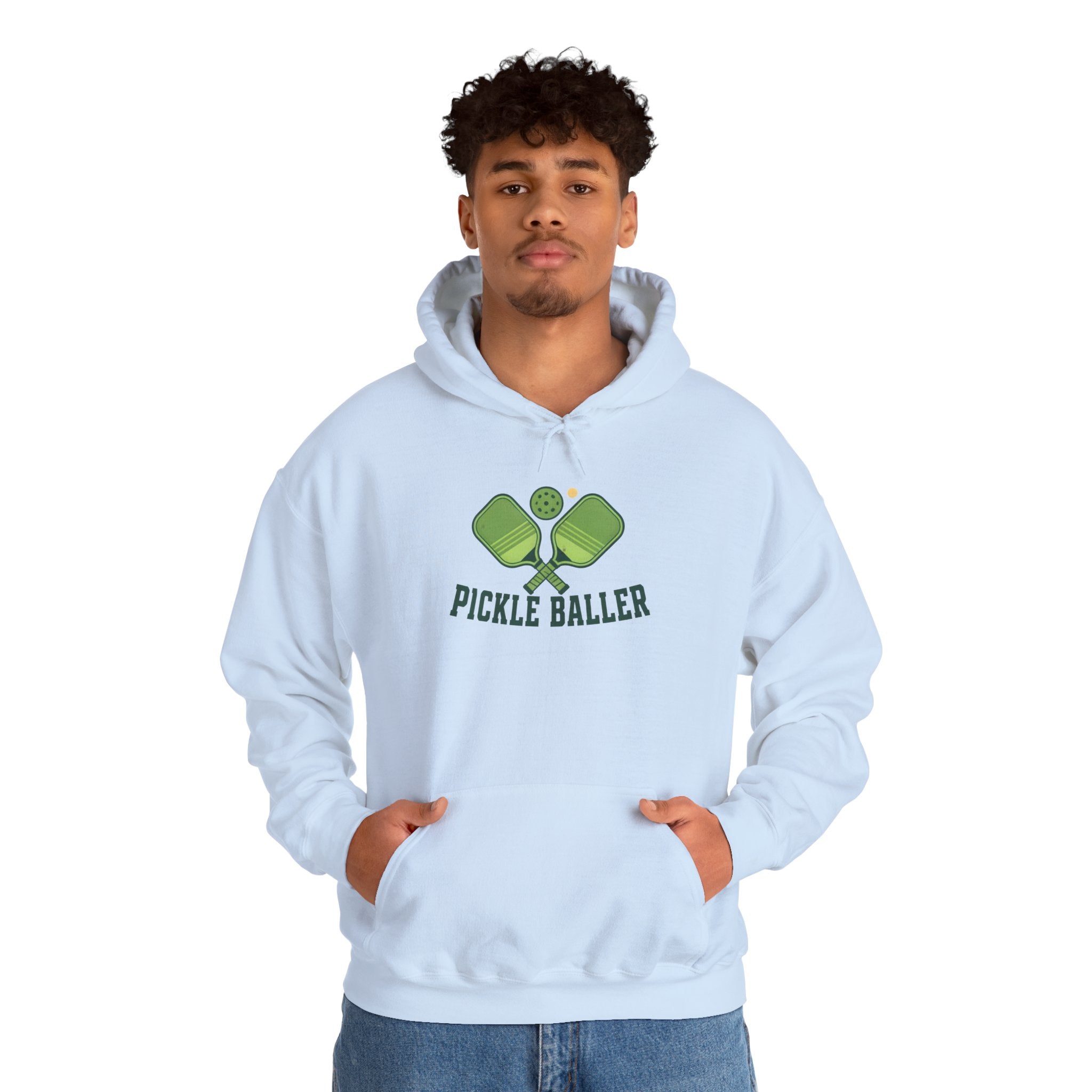 Pickle Baller Hoodie — Pickleball Paddles Graphic Hooded Sweatshirt
