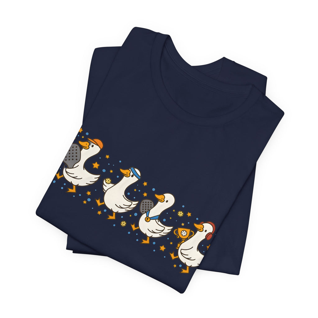 Duck Family Tee — Cute Ducks in Hats Graphic T-Shirt