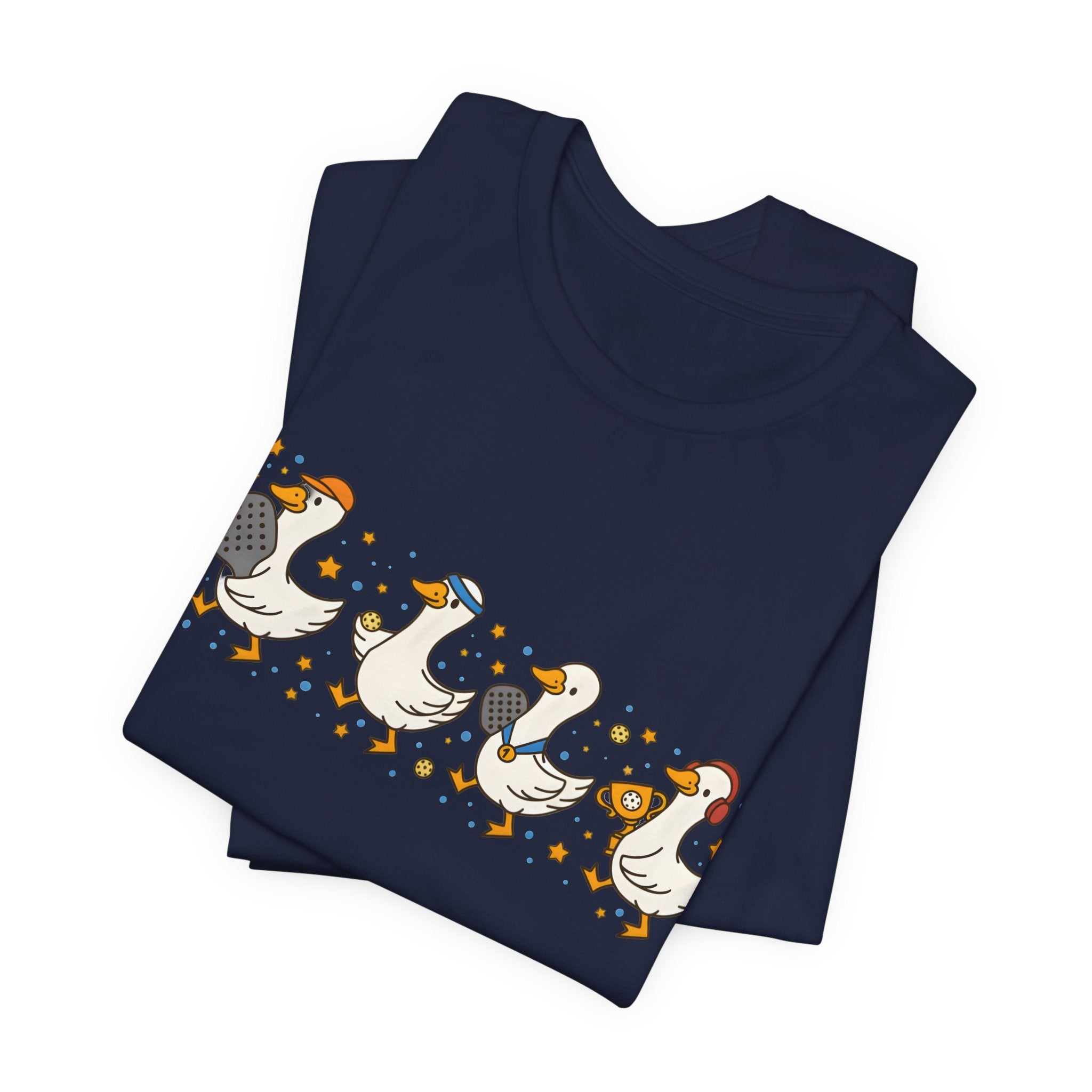 Duck Family Tee — Cute Ducks in Hats Graphic T-Shirt