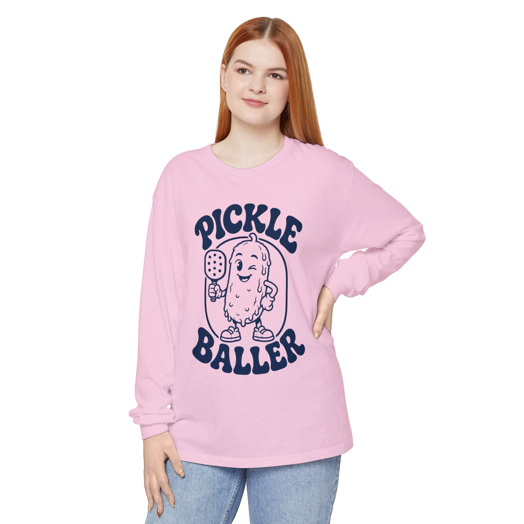 Pickle Baller Long Sleeve Tee