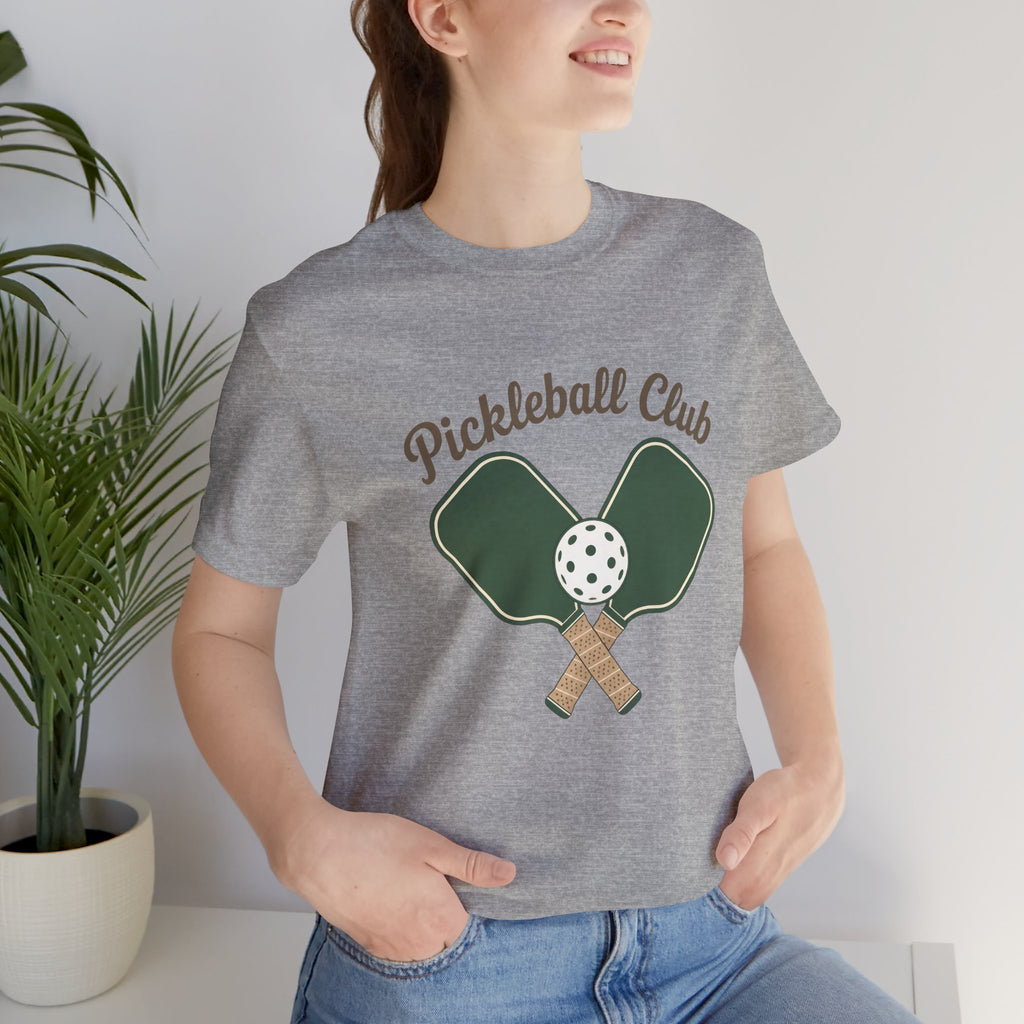 Pickleball Club Graphic Tee — Vintage Paddle & Ball T‑Shirt