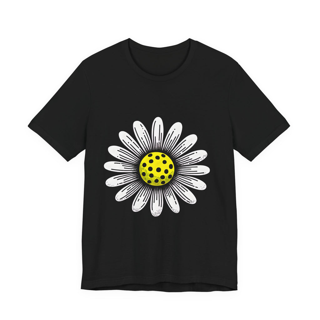 Daisy Graphic Tee — Retro Yellow Center Flower Shirt