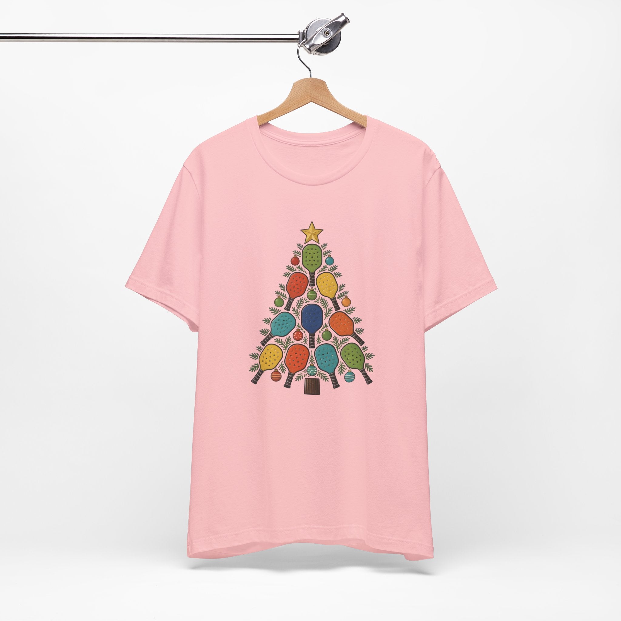 Christmas Tree String Lights T‑Shirt — Retro Holiday Bulb Tee