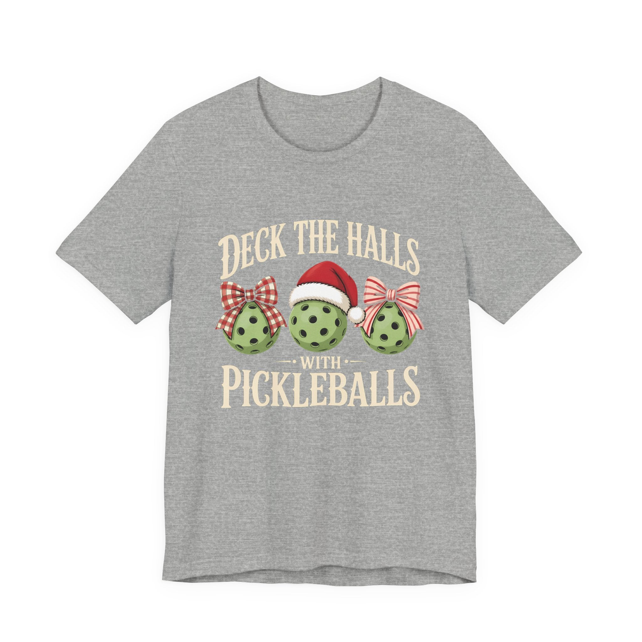 Deck the Halls with Pickleballs Christmas Tee