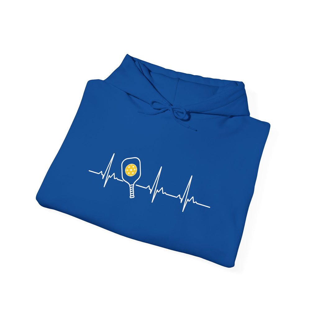 Hoodie — Minimal Tiny Sun Chest Graphic, Casual Cozy Pullover