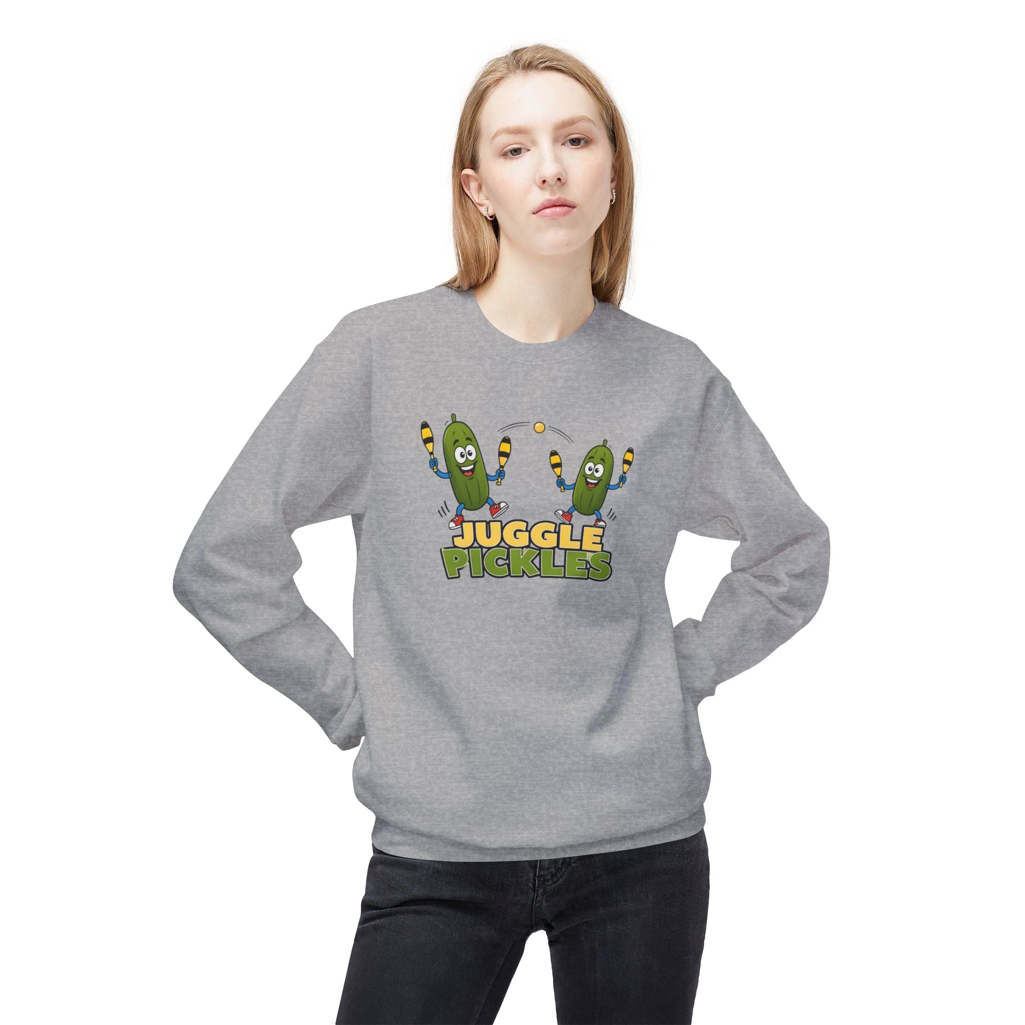 Juggle Pickles Crewneck Sweatshirt