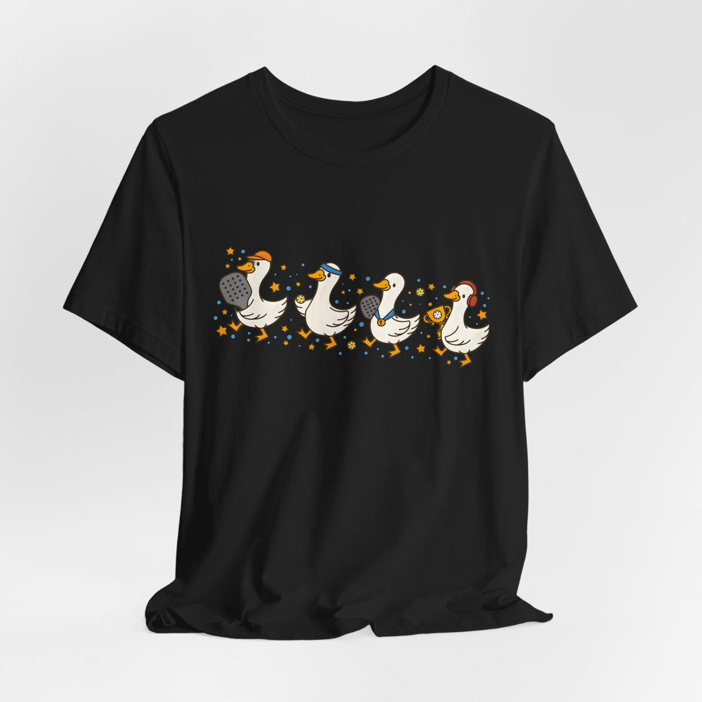 Duck Family Tee — Cute Ducks in Hats Graphic T-Shirt